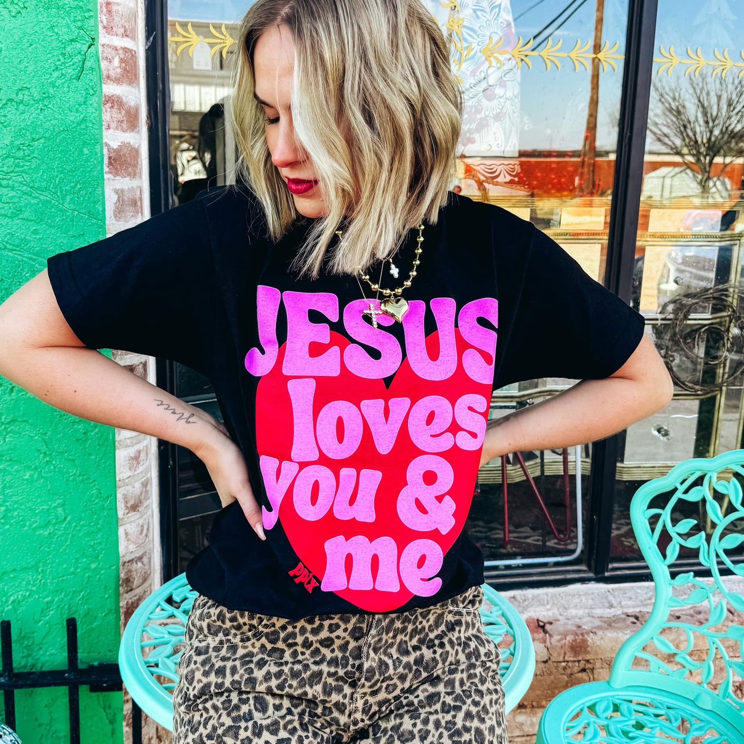 Jesus Loves You & Me Tee