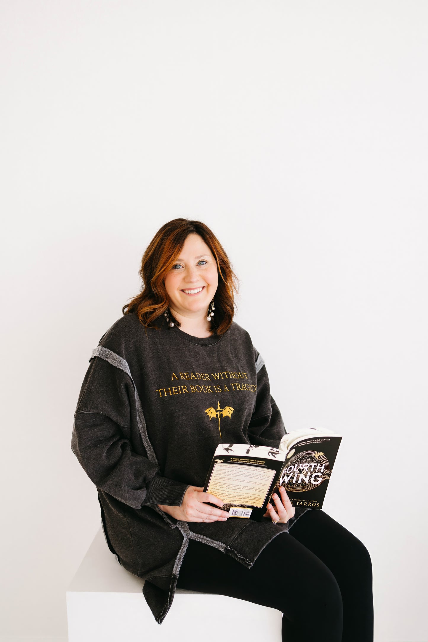 A Reader Without Their Book is a Tragedy Pullover Deposit