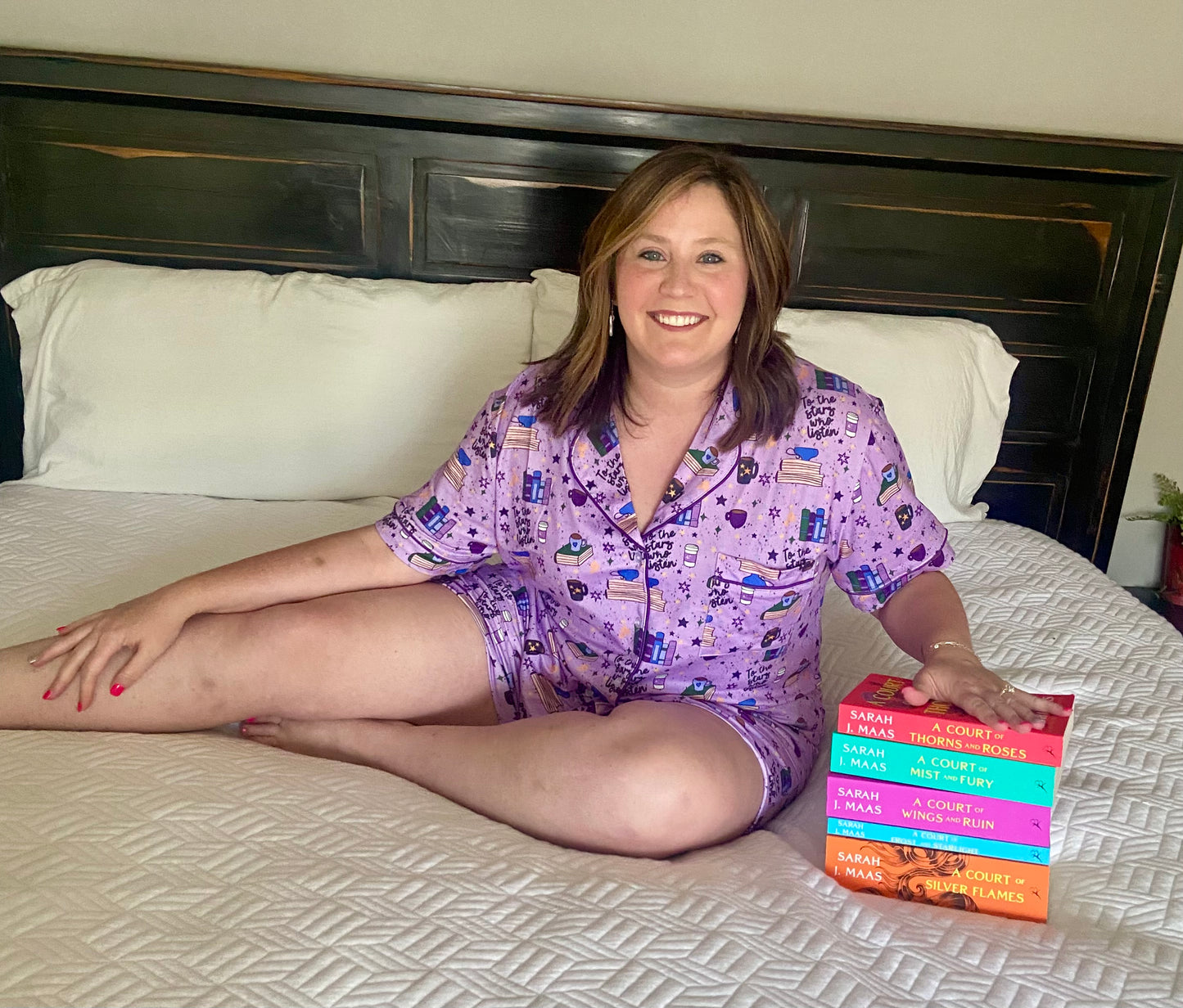 Emily Paige Designs Nightcourt Vibes PJ Short Set Deposit