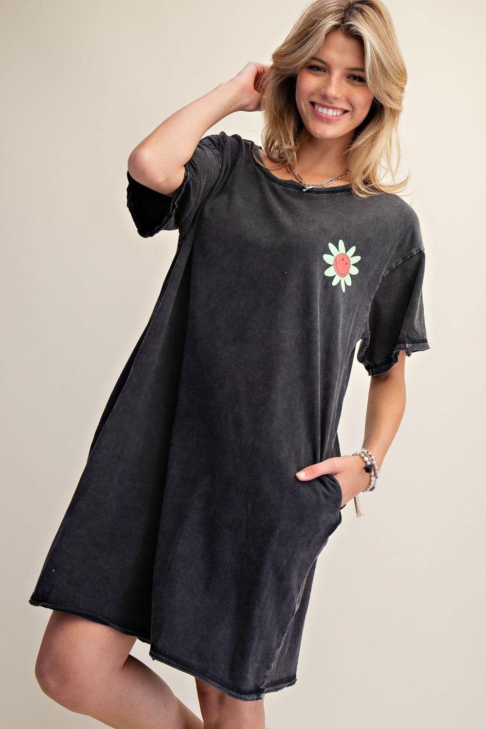 Daisies & Smiles Dress by Easel