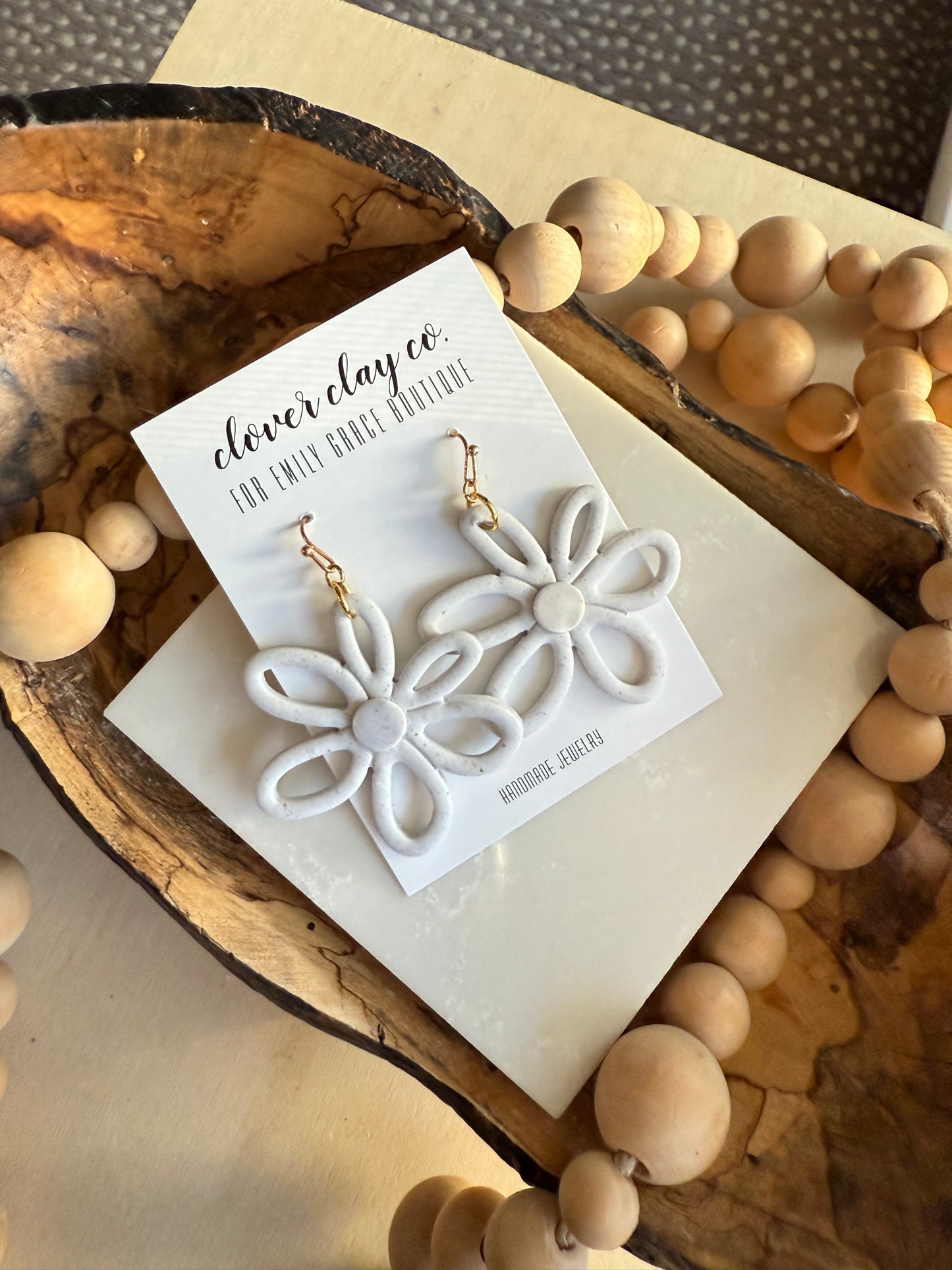 PCM Clover Clay Earring Collection
