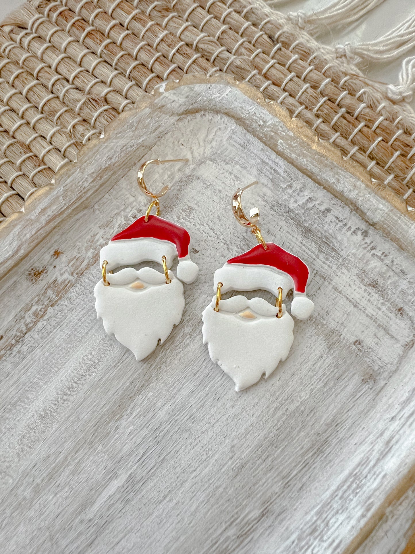 Speckled Sage Christmas Earrings 2024 for EGB