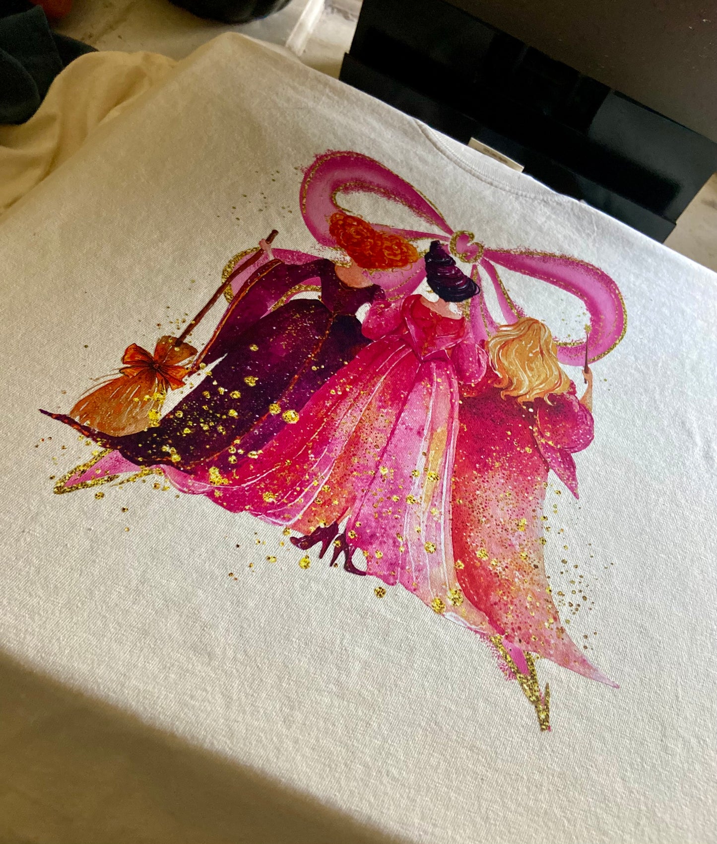 Glitter Witch Sister Tee