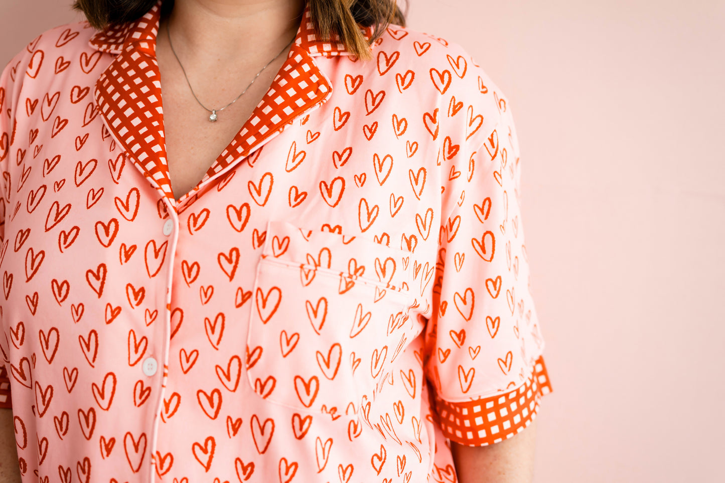 Gingham Heart PJ Set Deposit