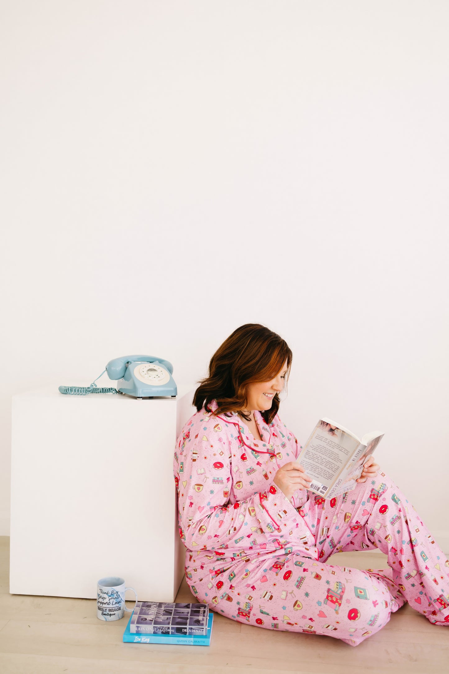 Emily Paige Designs Book & Coffee Lover Pj Set