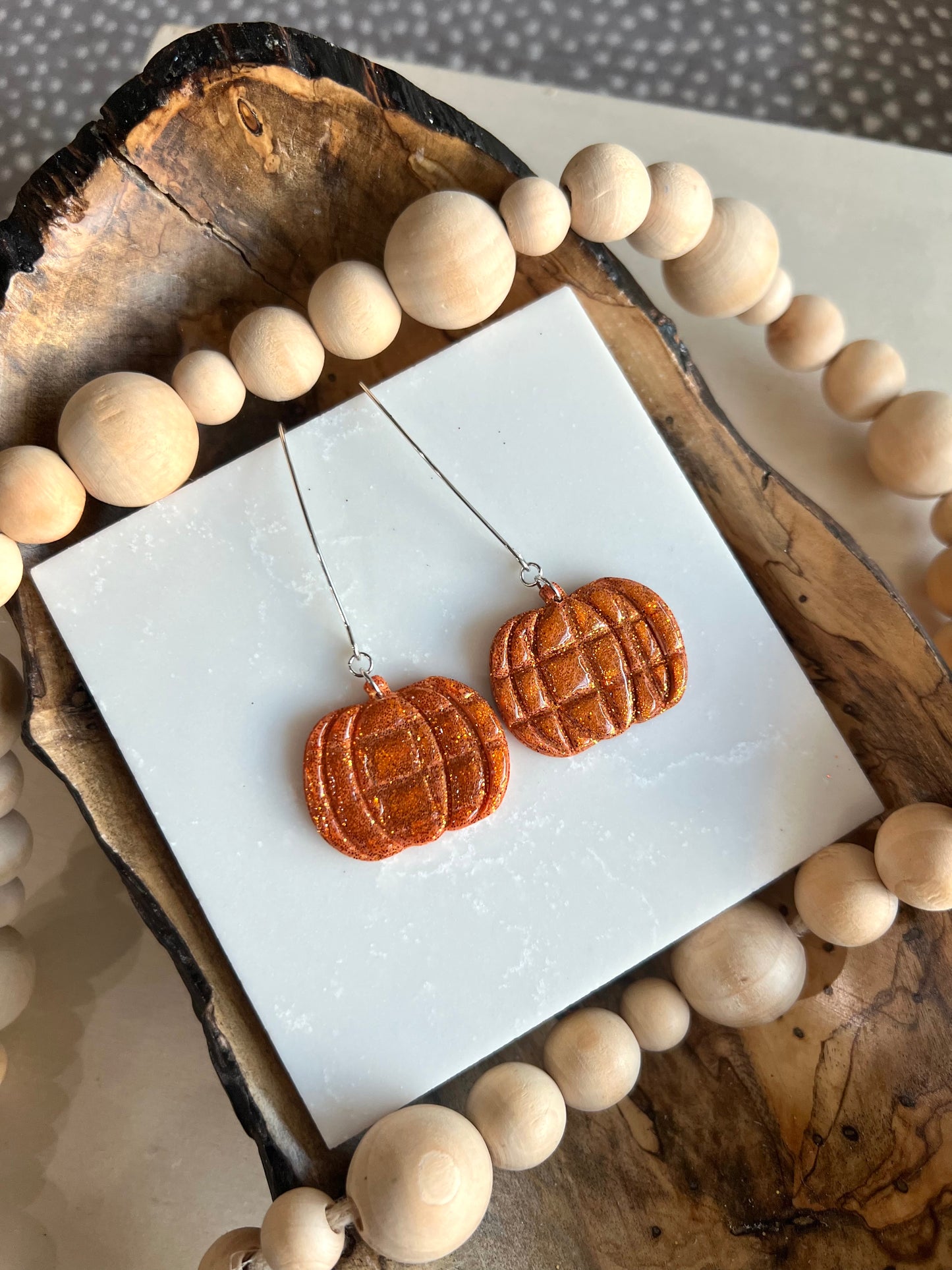 Clover Clay Fall Pumpkin Earring Collection