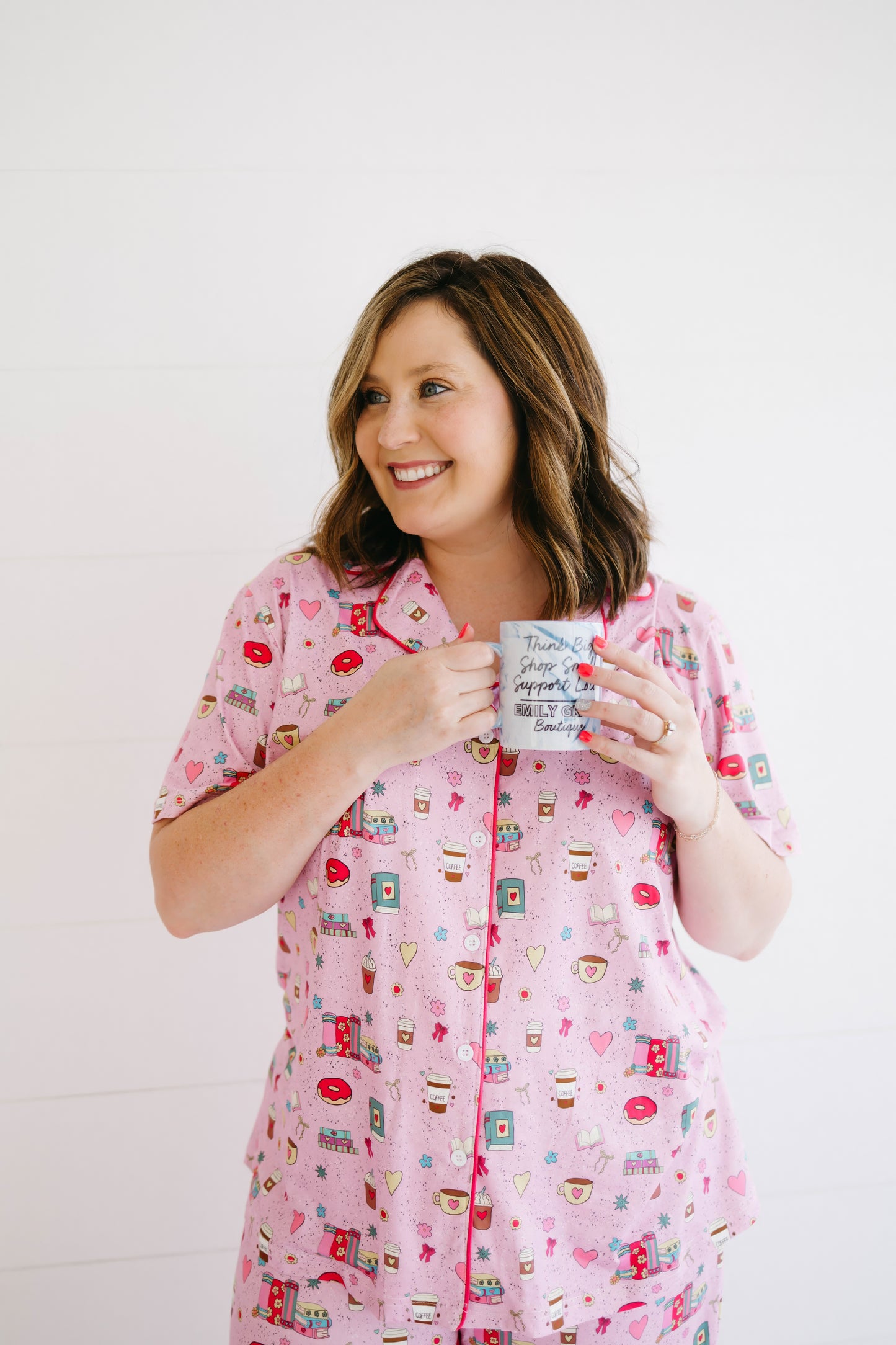 Emily Paige Designs Book & Coffee Lover Pj Set Deposit