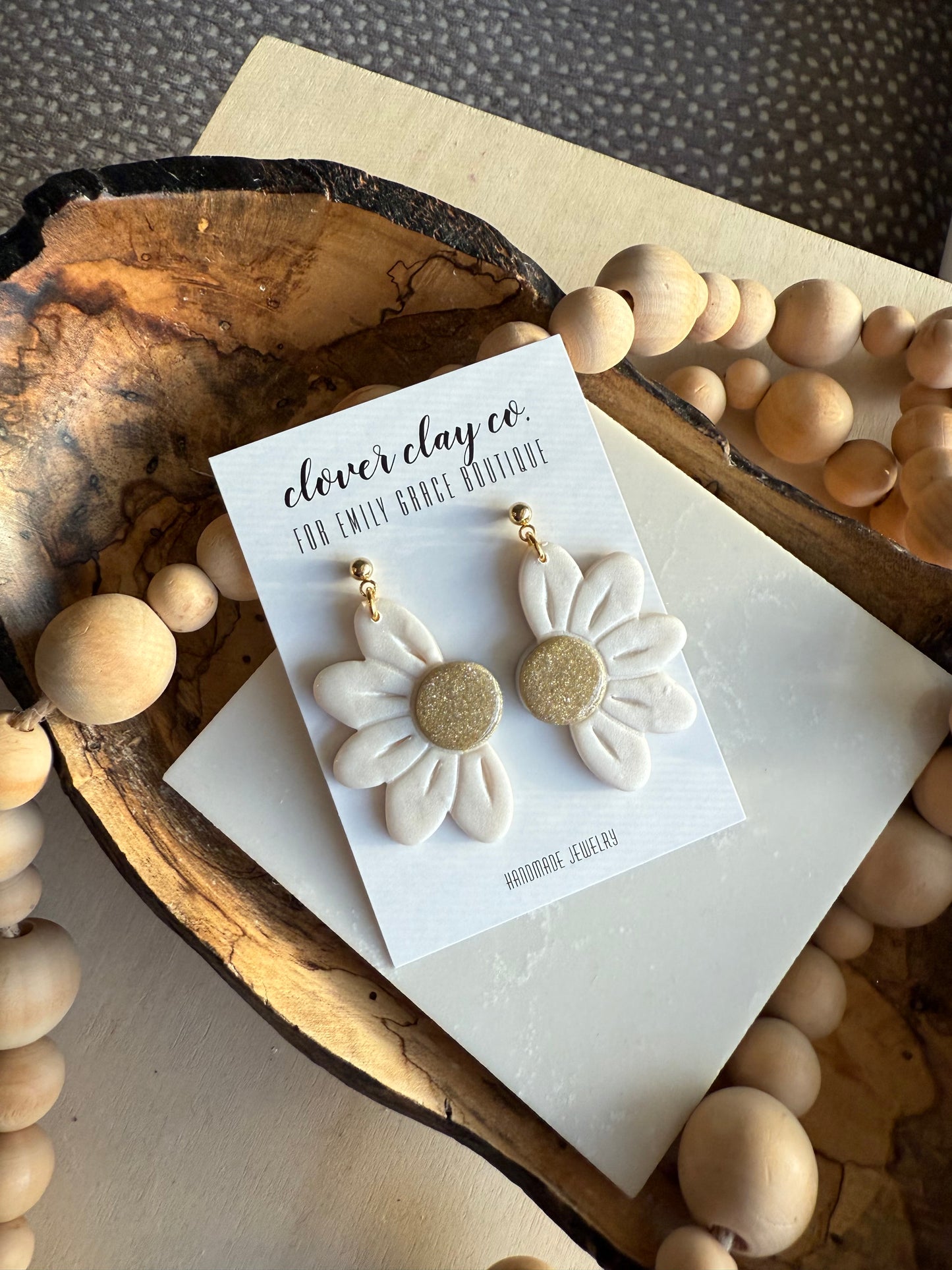 PCM Clover Clay Earring Collection
