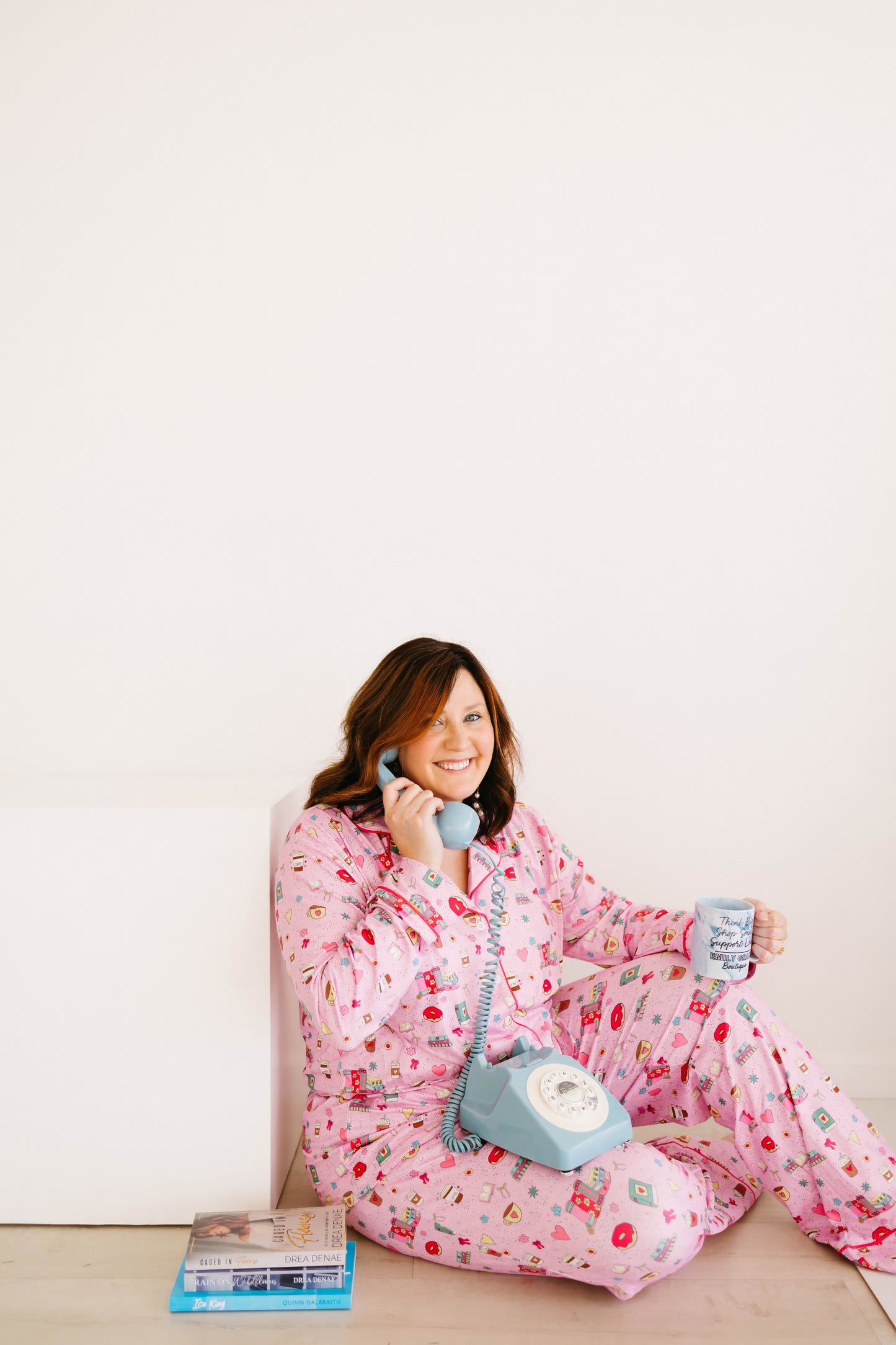 Emily Paige Designs Book & Coffee Lover Pj Set