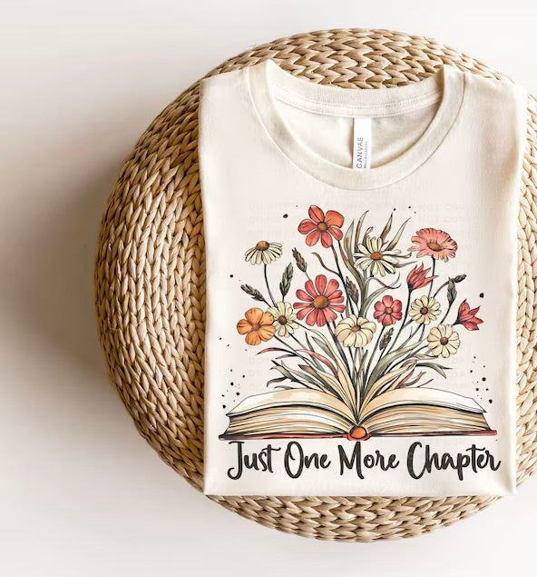 One More Chapter Tee Ivory/Charcoal