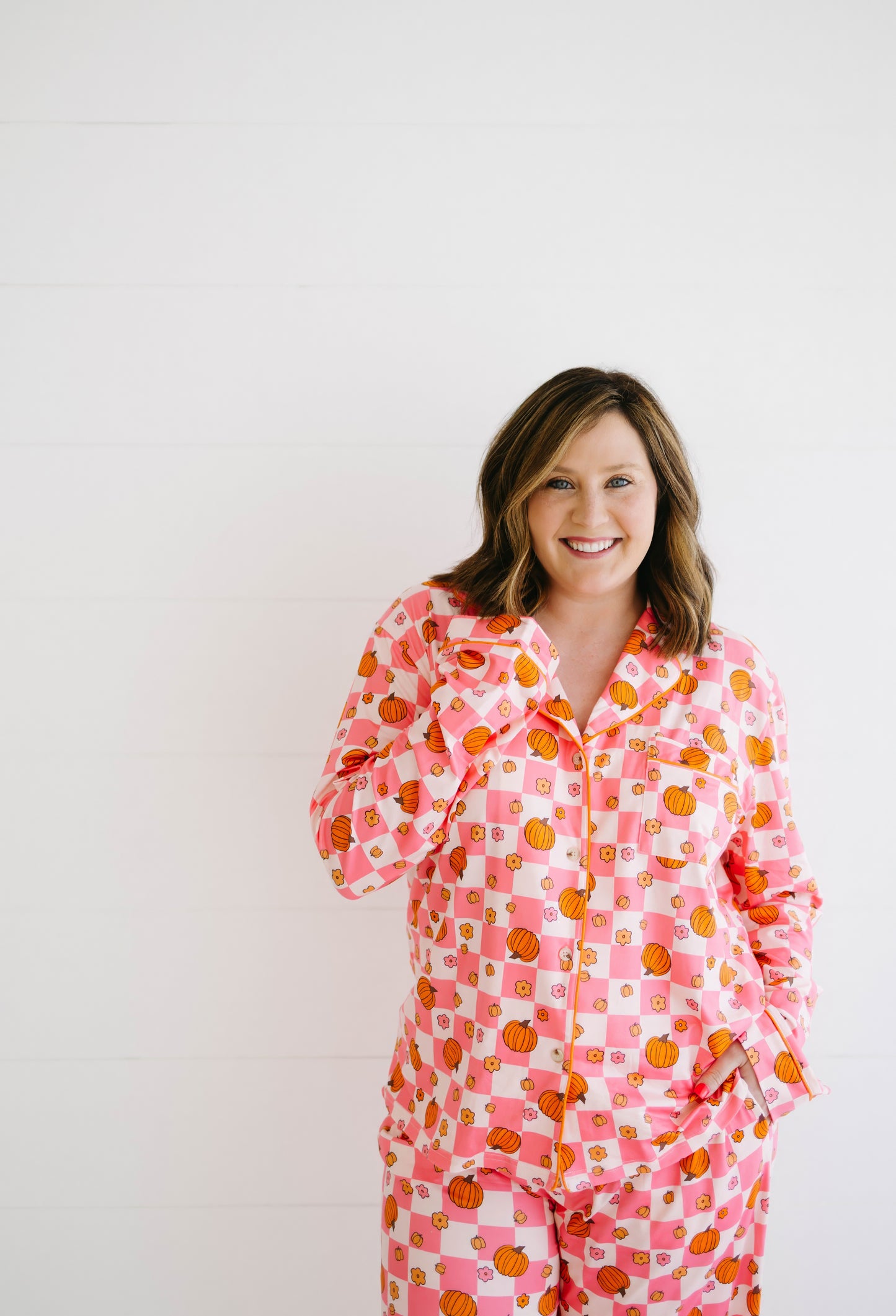 Emily Paige Designs Retro Pumpkin PJ Set Deposit