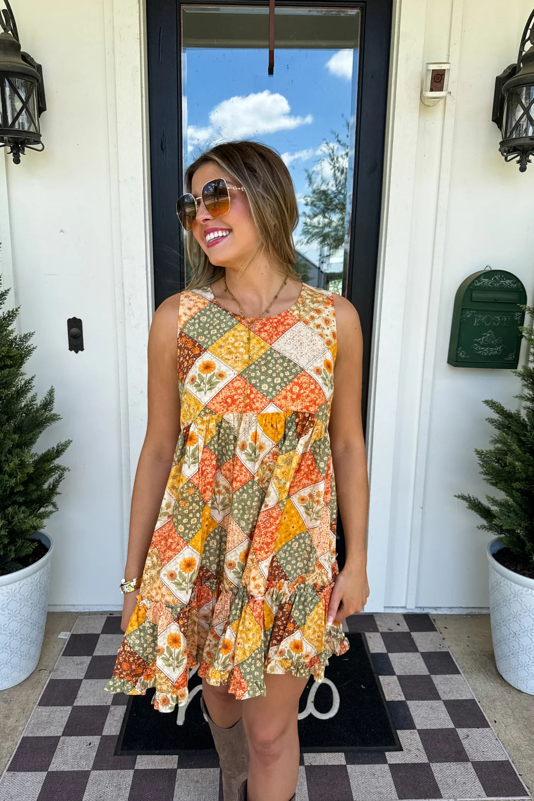Harvest Patchwork Dress by Blakeley