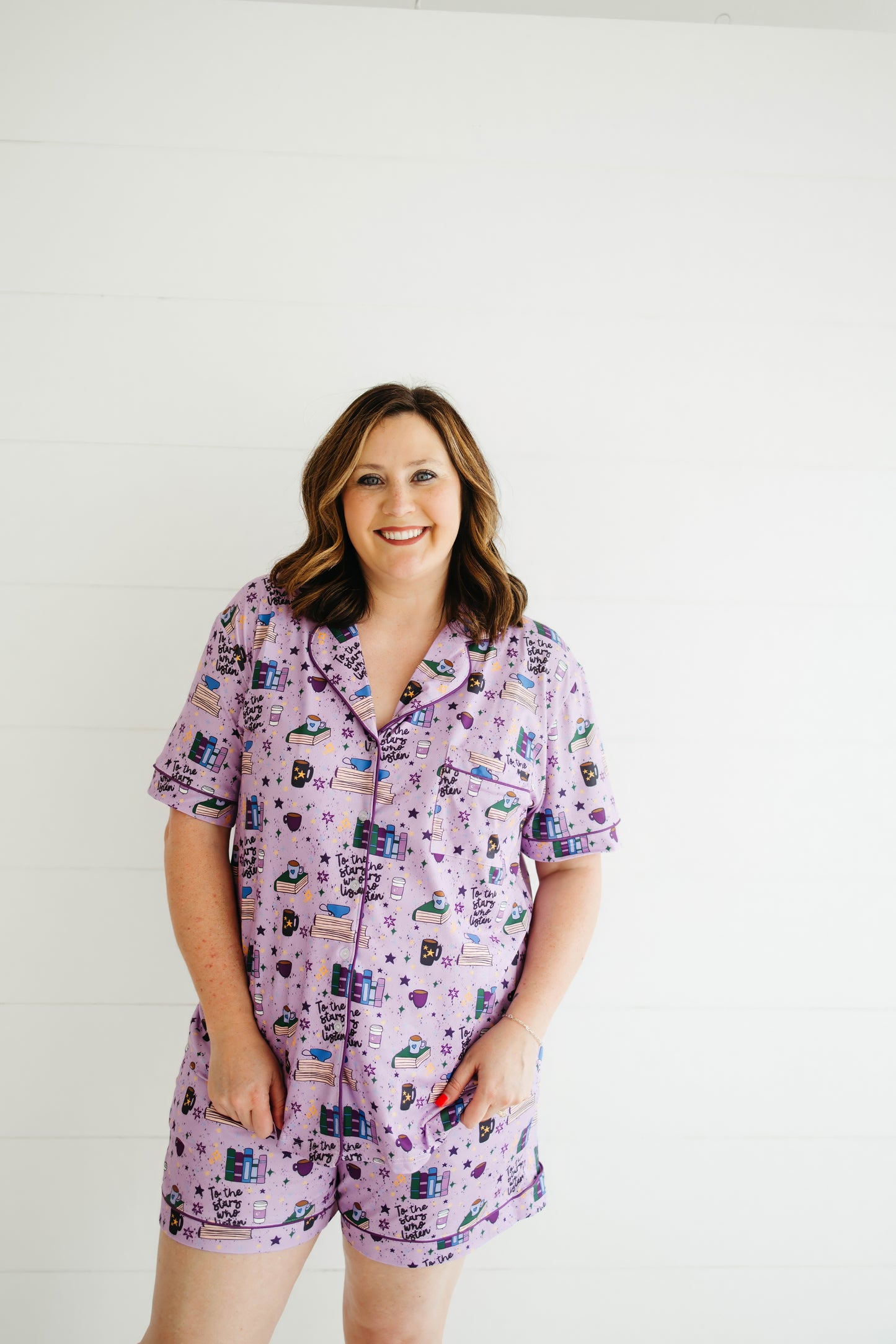 Emily Paige Designs Nightcourt Vibes PJ Short Set