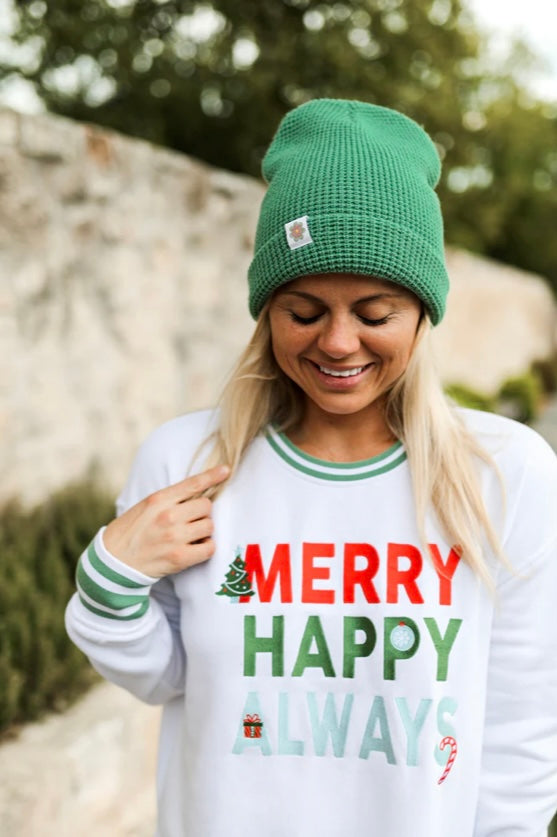 Merry Happy Always Pullover