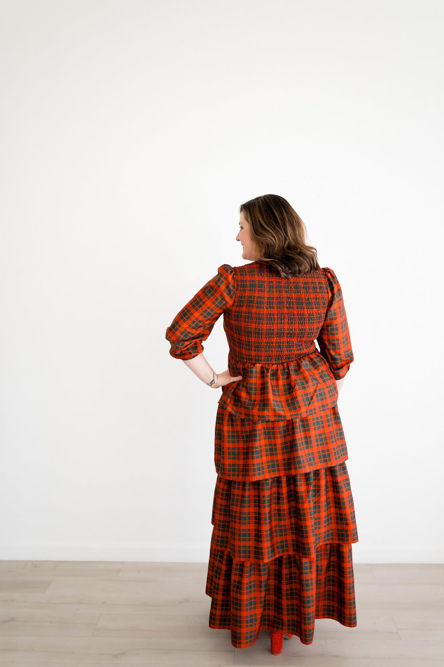 Emily Paige Designs Christmas Plaid Maxi Deposit