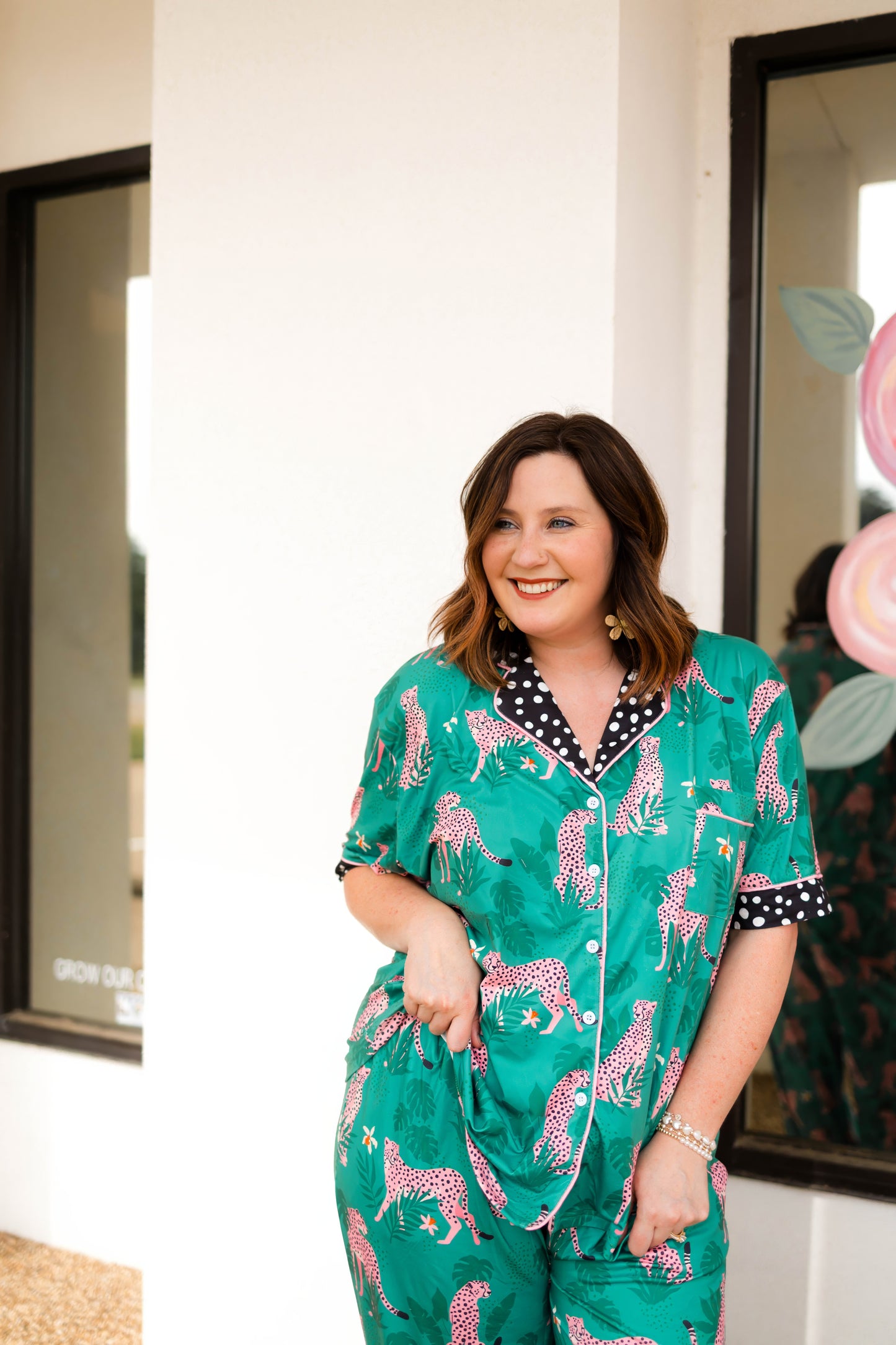 Blakeley Pink Leopard PJ Set