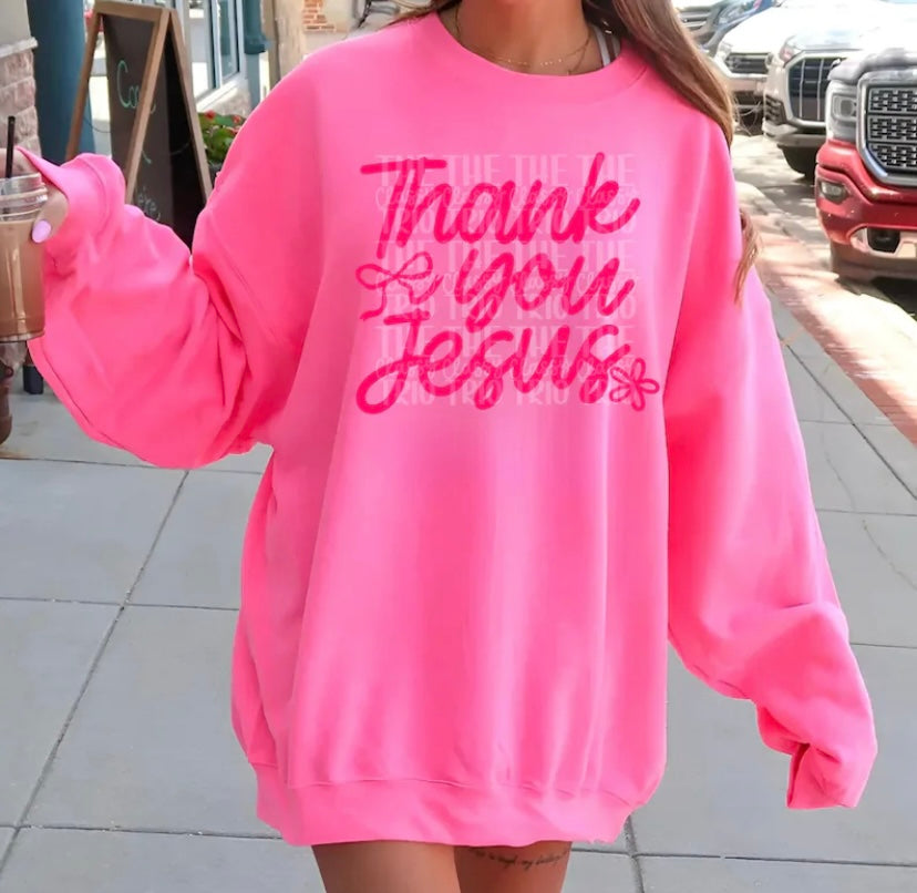 Thank You Jesus Tee/Sweatshirt