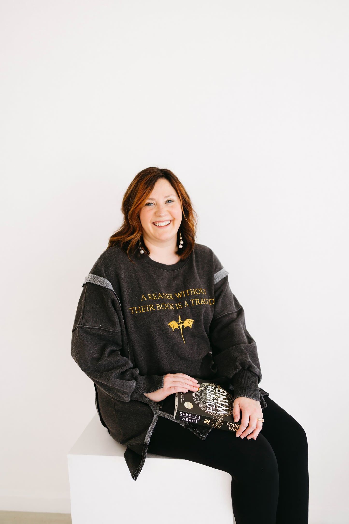 A Reader Without Their Book is a Tragedy Pullover Deposit