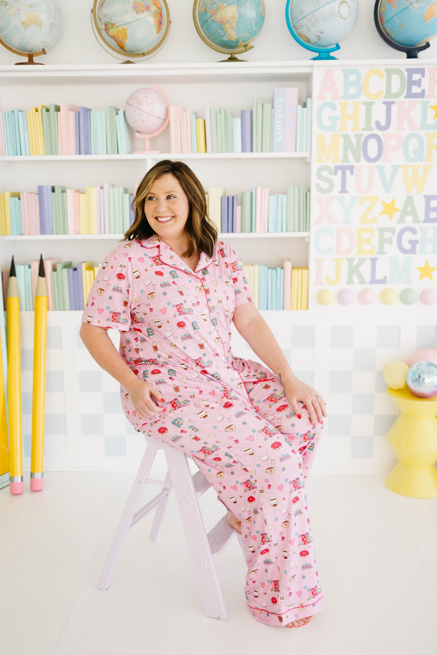 Emily Paige Designs Book & Coffee Lover Pj Set Deposit
