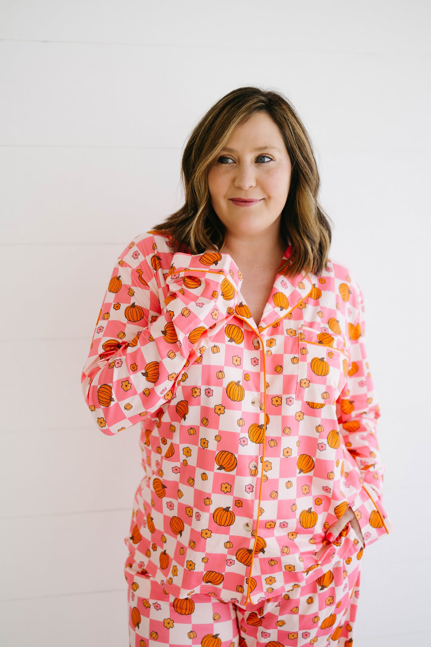 Emily Paige Designs Retro Pumpkin PJ Set Deposit