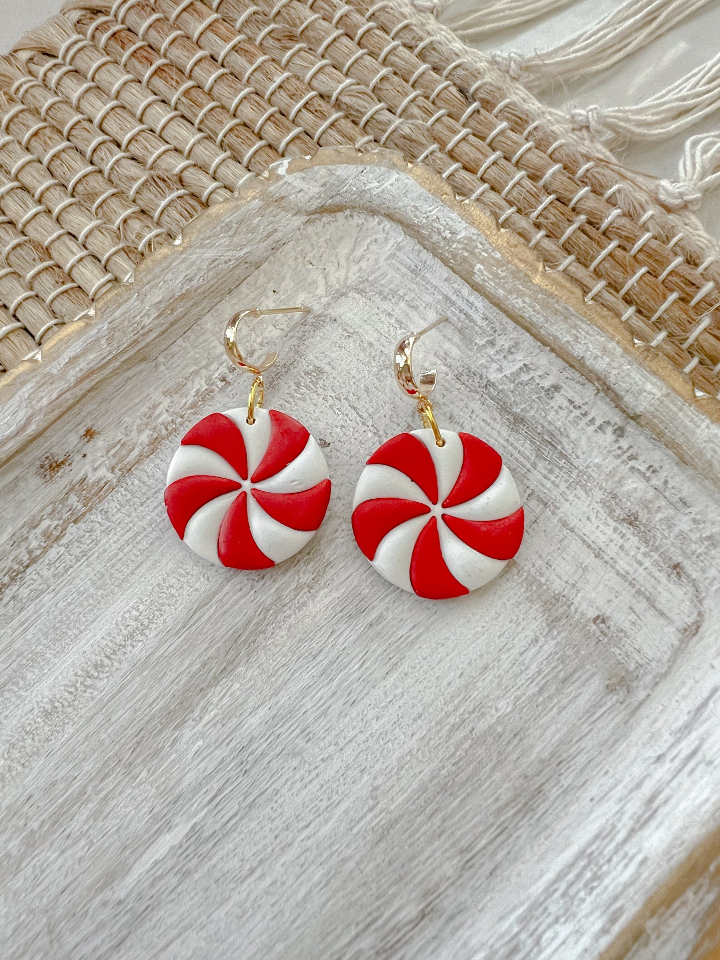 Speckled Sage Christmas Earrings 2024 for EGB