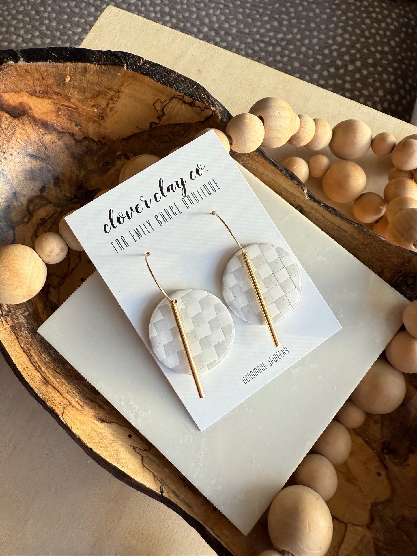 PCM Clover Clay Earring Collection