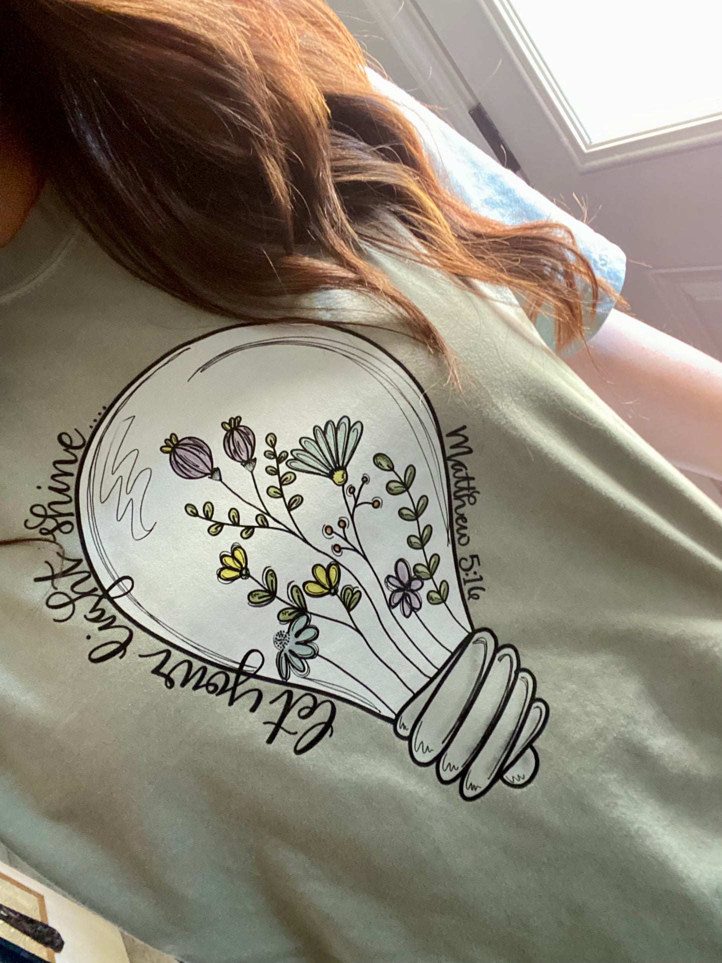 Let your light shine tee