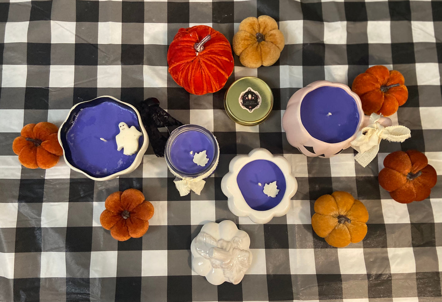 Lavender Marshmallow Scented Candles