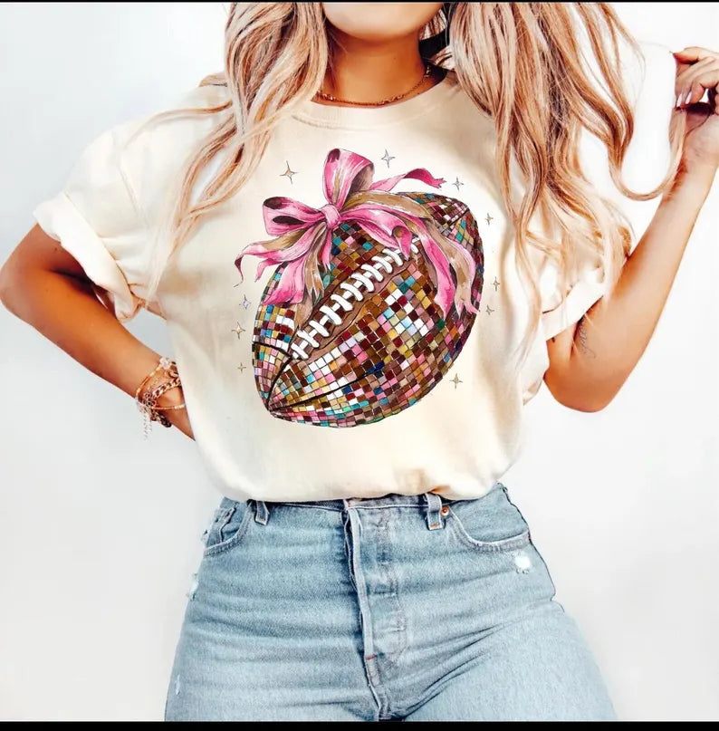 Disco Football Tees
