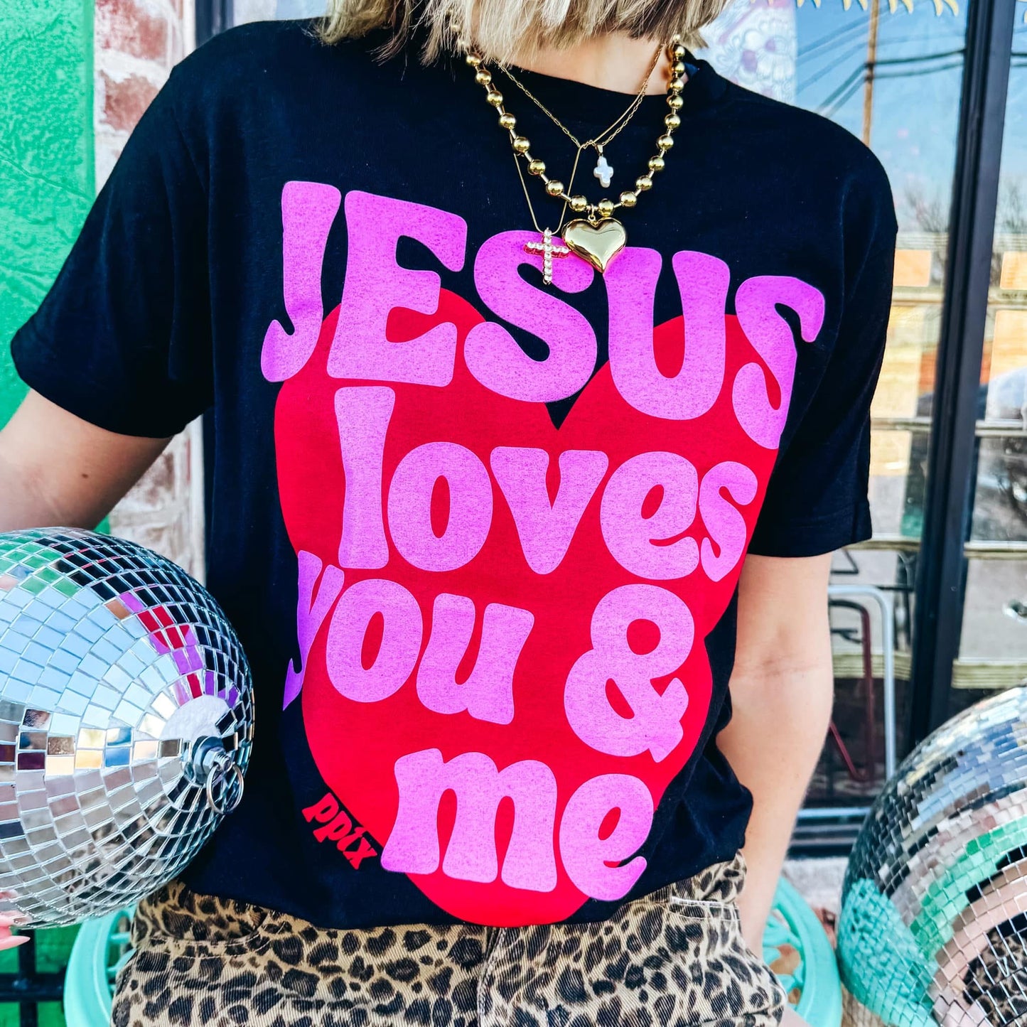 Jesus Loves You & Me Tee
