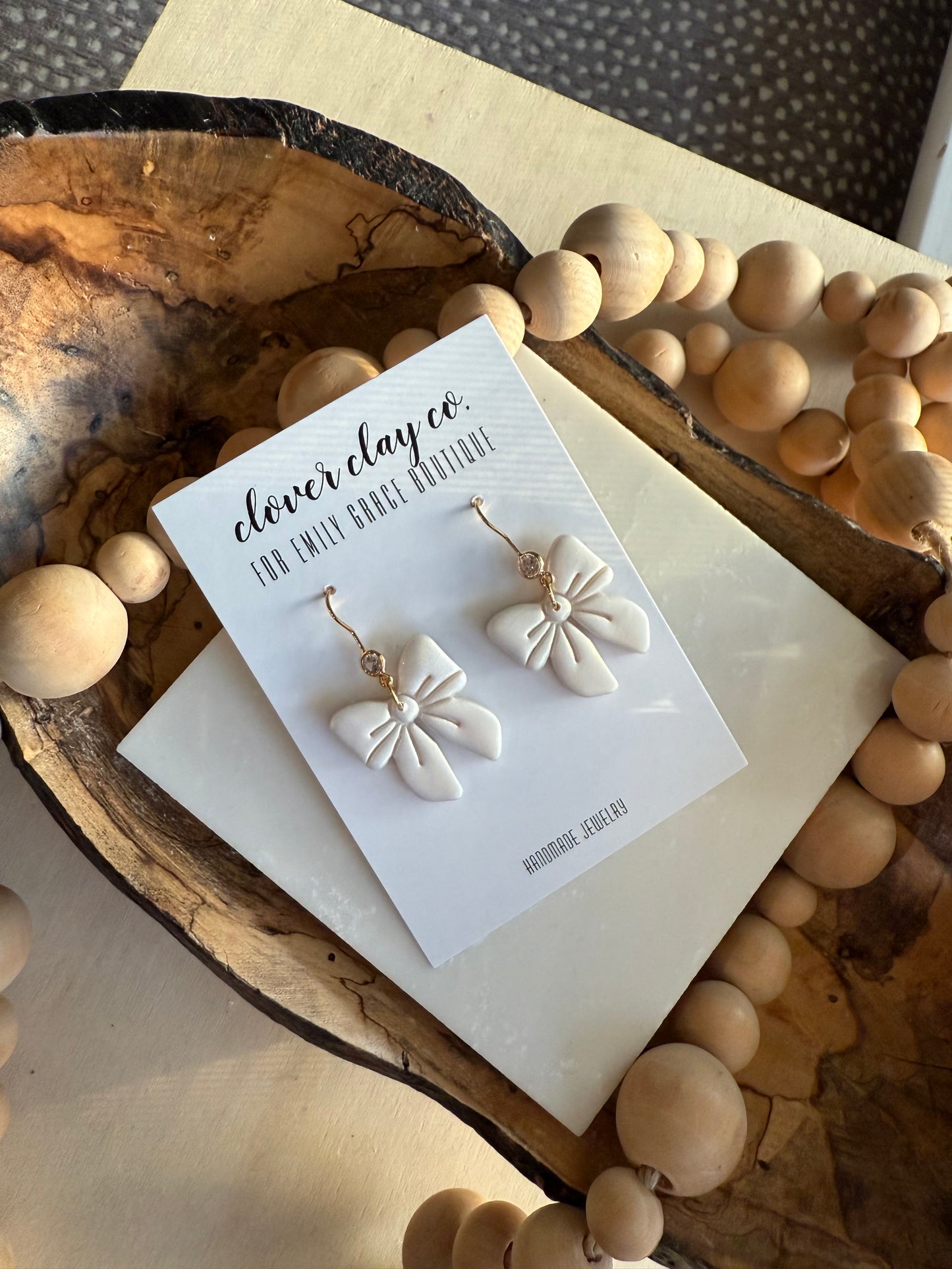 PCM Clover Clay Earring Collection