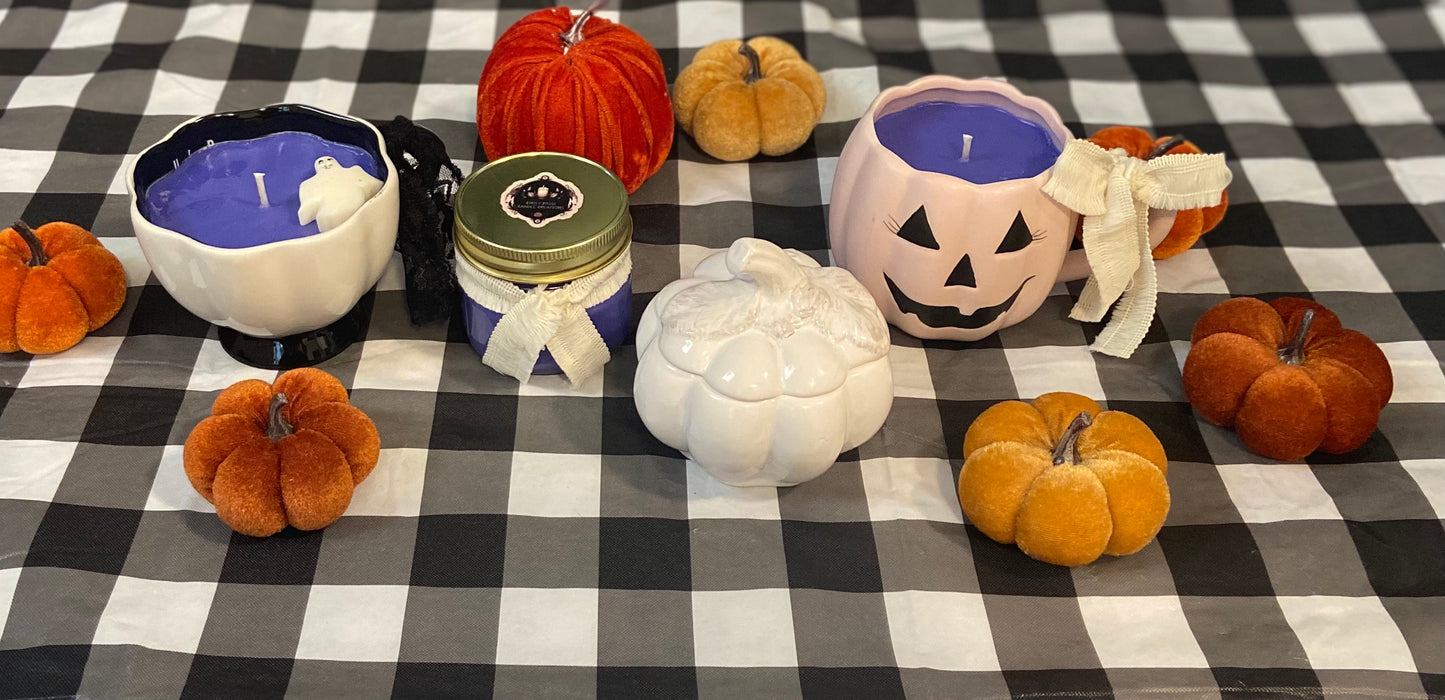 Lavender Marshmallow Scented Candles