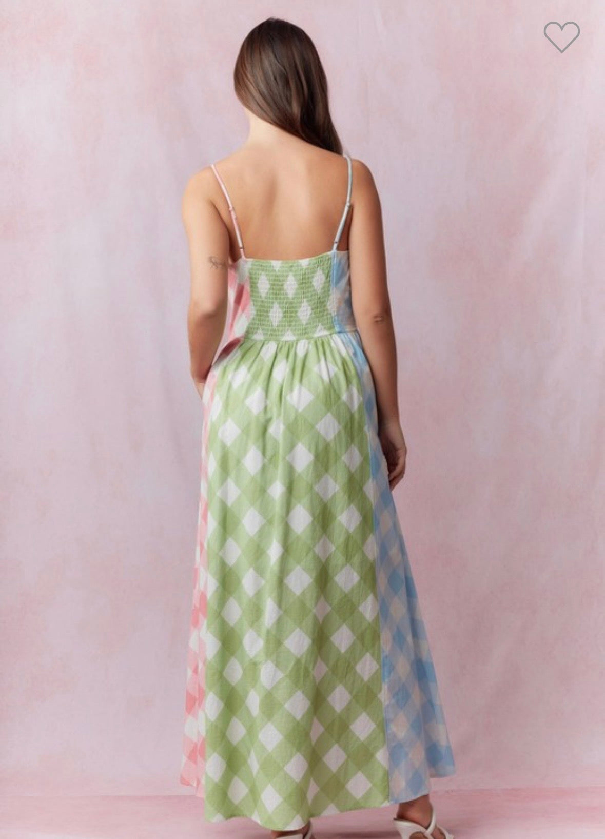 Spring Gingham Maxi
