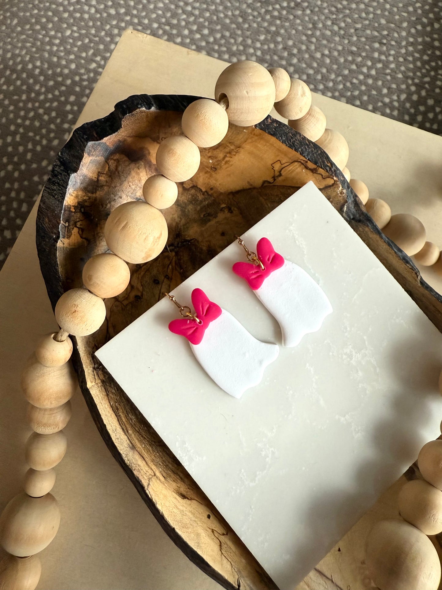 Clover Clay Handmade Earrings for EGB