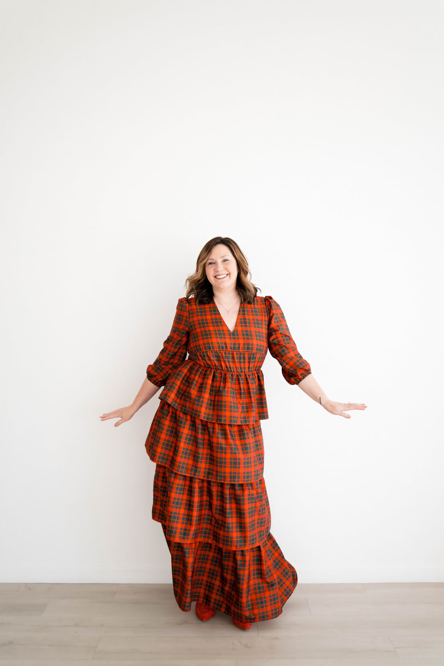 Emily Paige Designs Christmas Plaid Maxi Deposit
