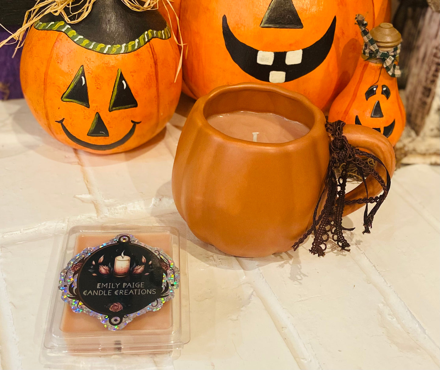Coconut Pumpkin Latte Scented Candles