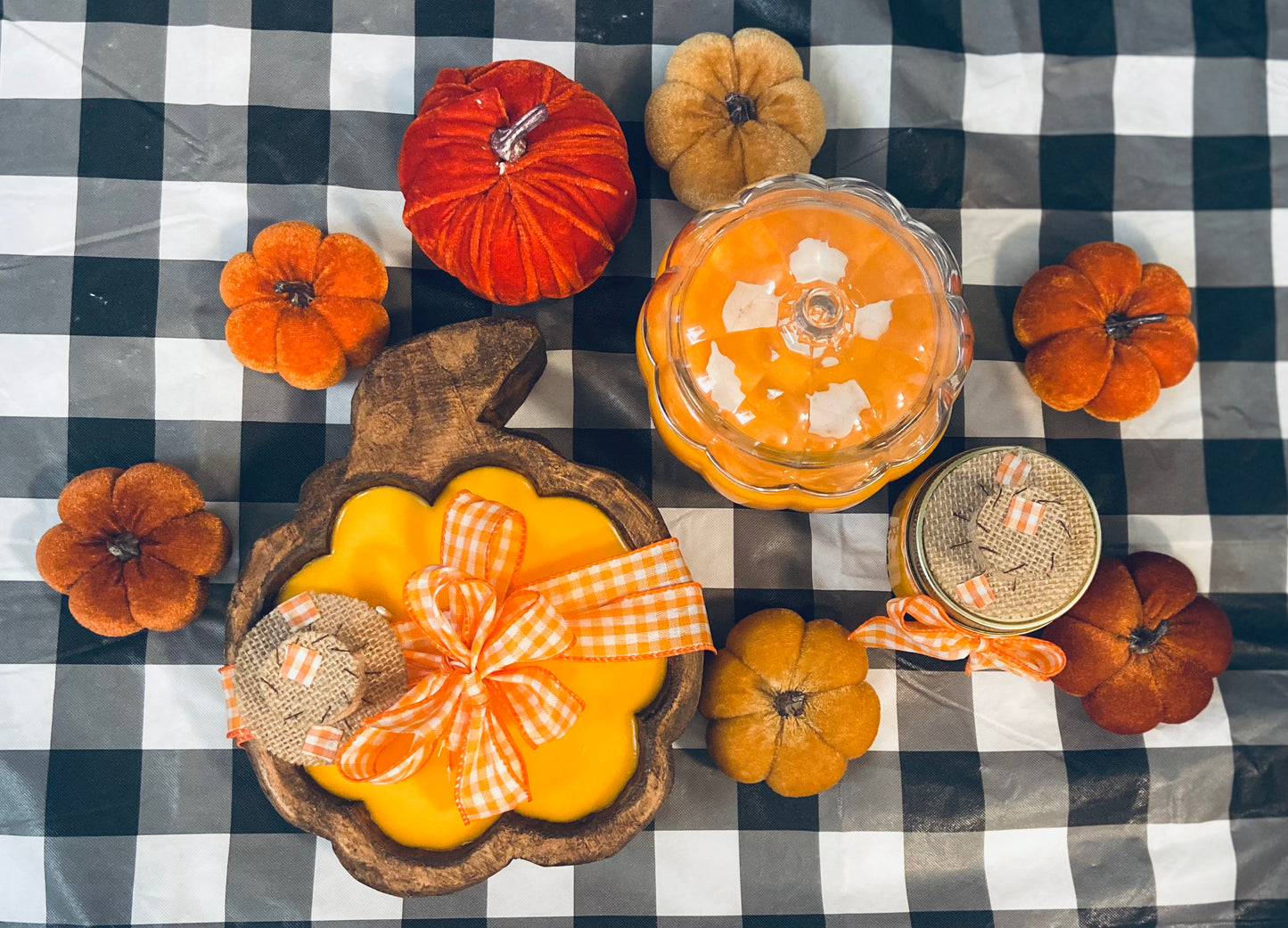 Vanilla Pumpkin Marshmallow Scented Candles