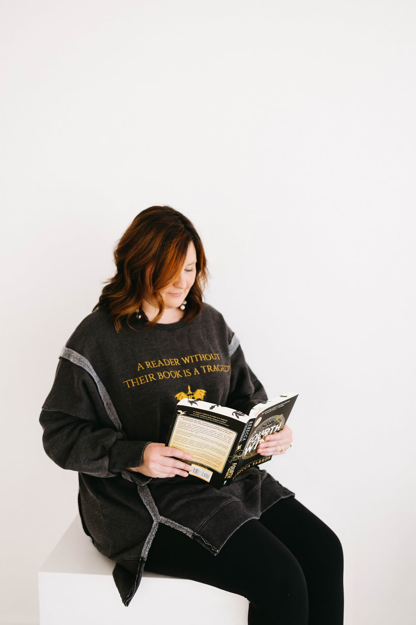A Reader Without Their Book is a Tragedy Pullover Deposit