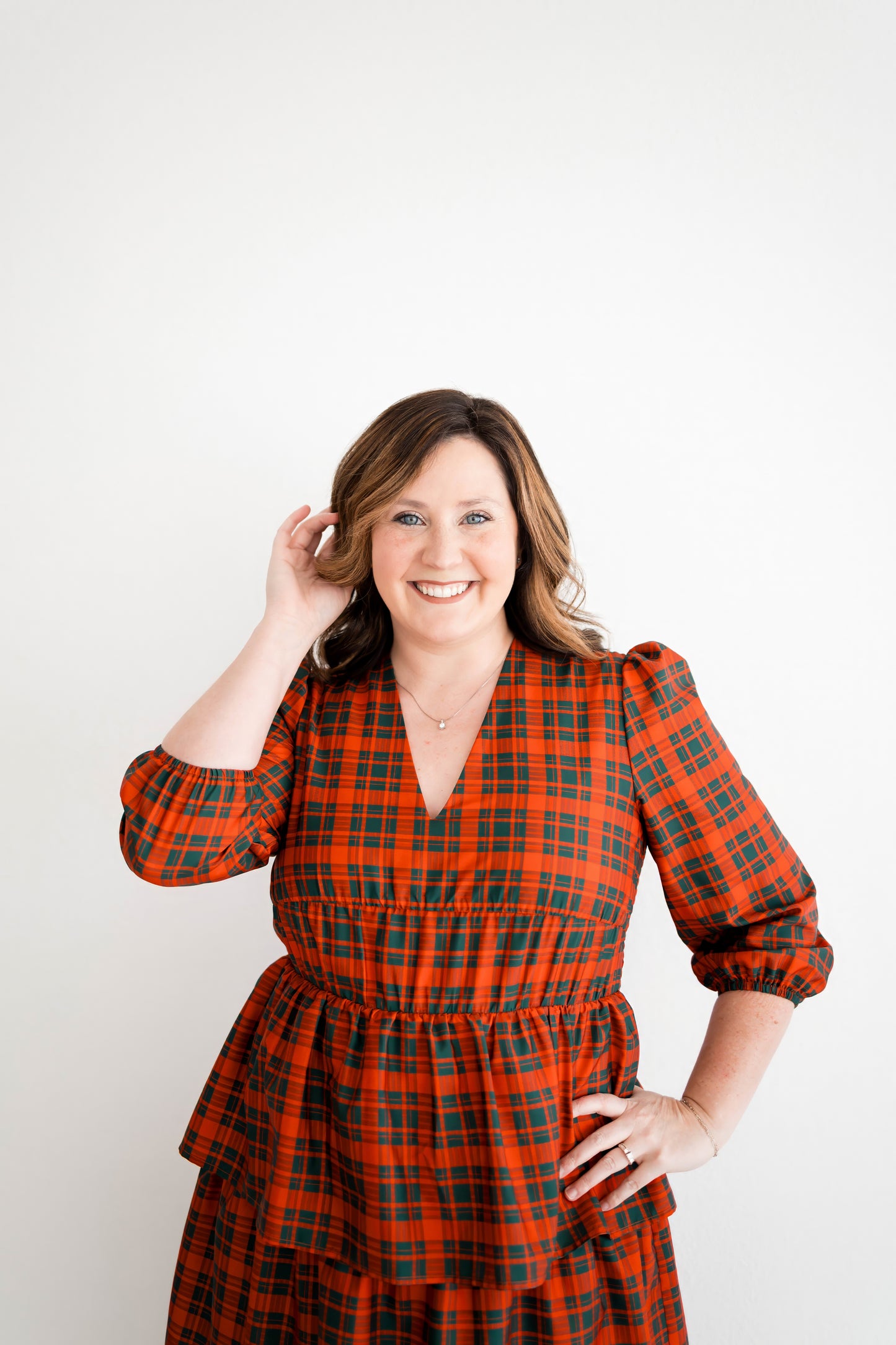 Emily Paige Designs Christmas Plaid Maxi Deposit
