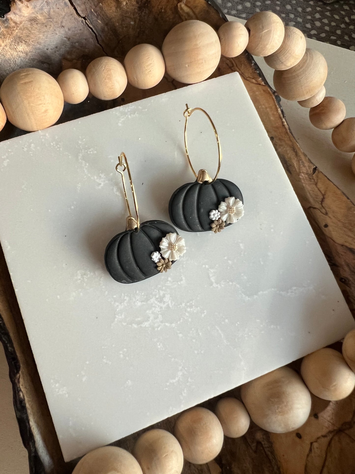 Clover Clay Fall Pumpkin Earring Collection