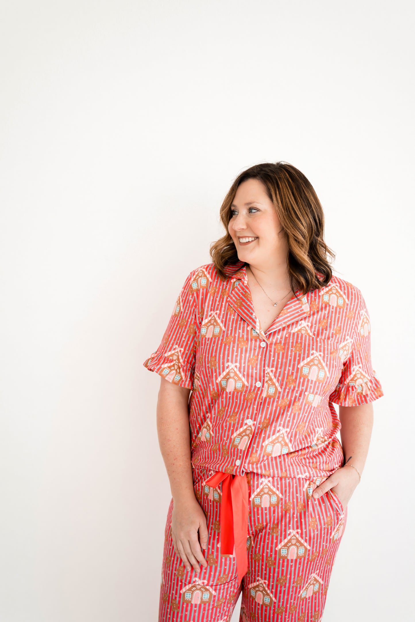 Emily Paige Designs Gingerbread PJ Set Deposit