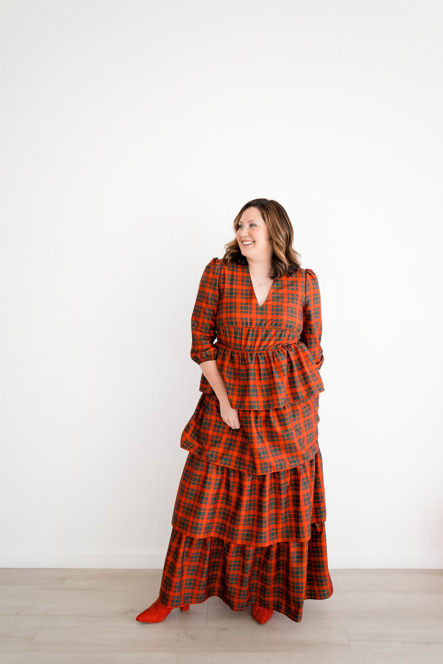 Emily Paige Designs Christmas Plaid Maxi Deposit