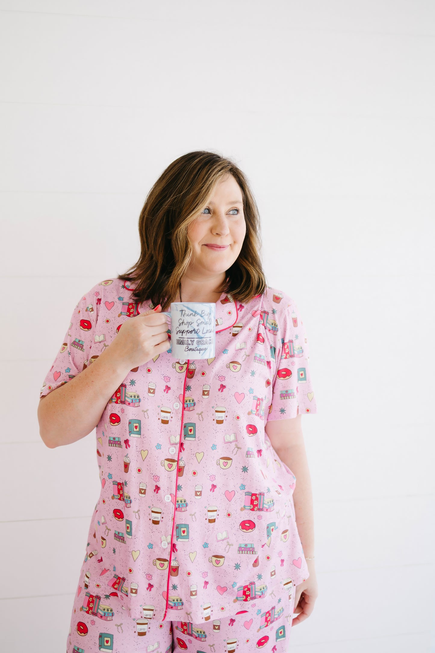 Emily Paige Designs Book & Coffee Lover Pj Set Deposit