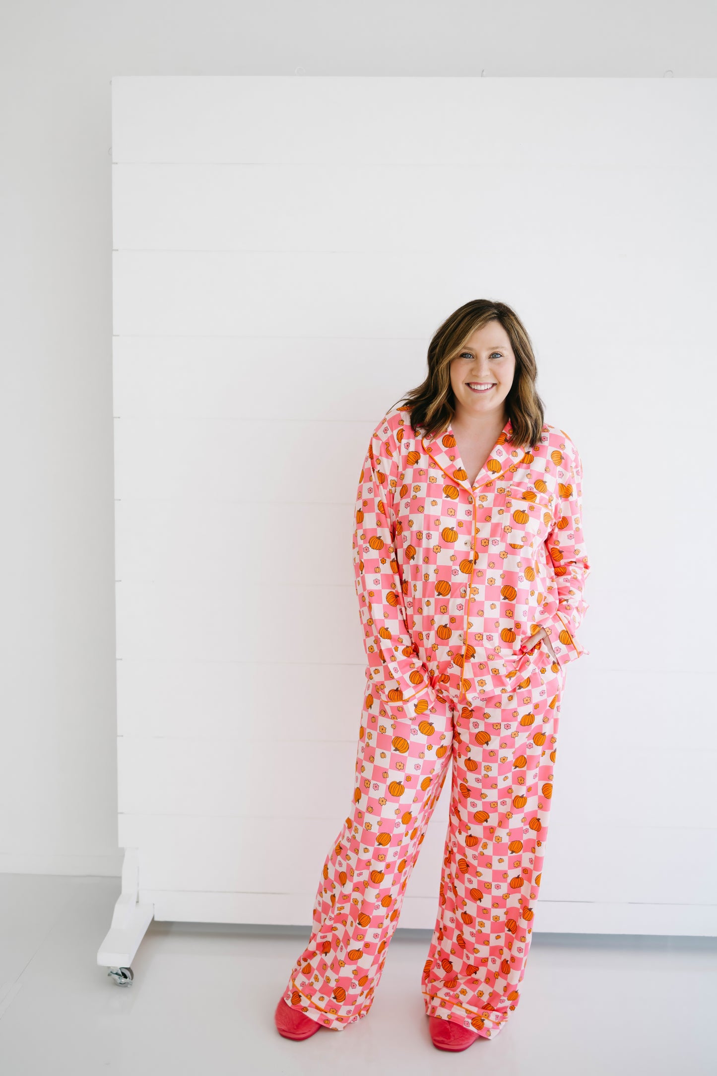Emily Paige Designs Retro Pumpkin PJ Set Deposit