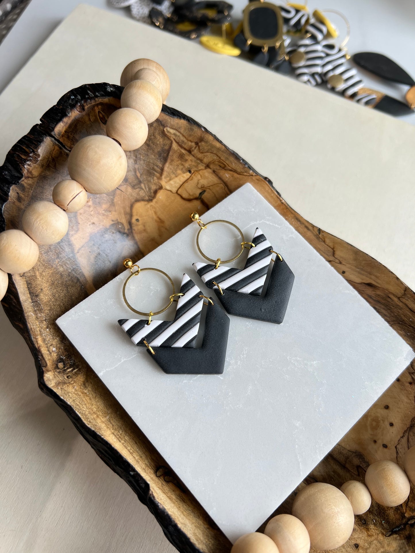 Honey Bee Earrings Collection from Clover Clay for EGB