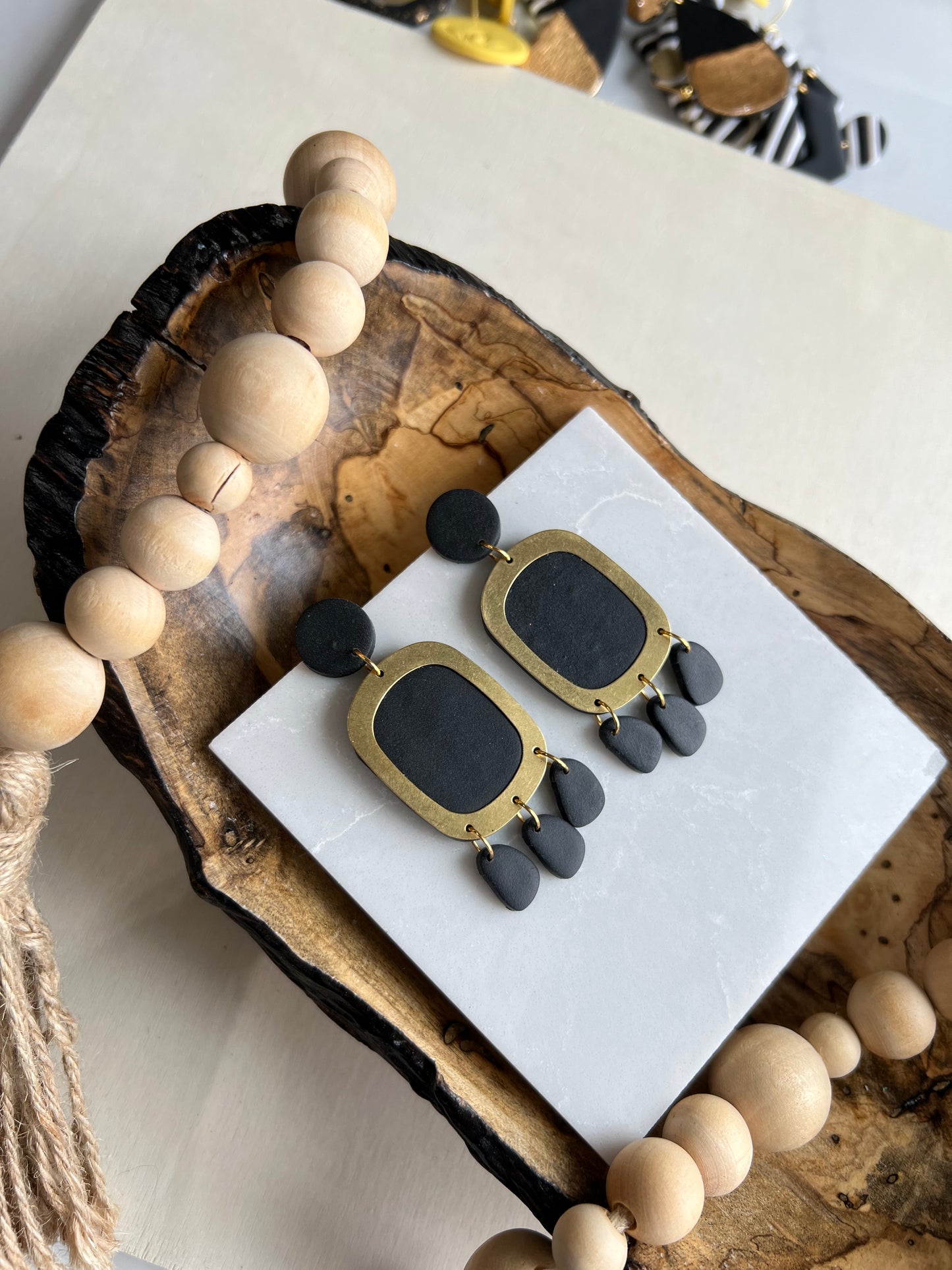 Honey Bee Earrings Collection from Clover Clay for EGB