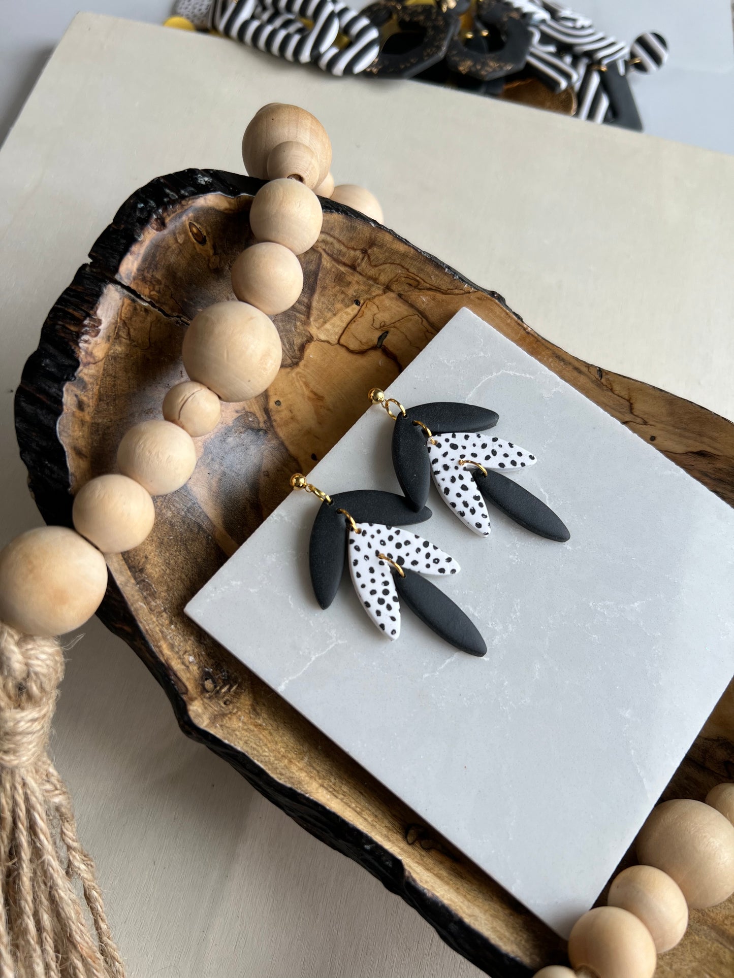 Honey Bee Earrings Collection from Clover Clay for EGB
