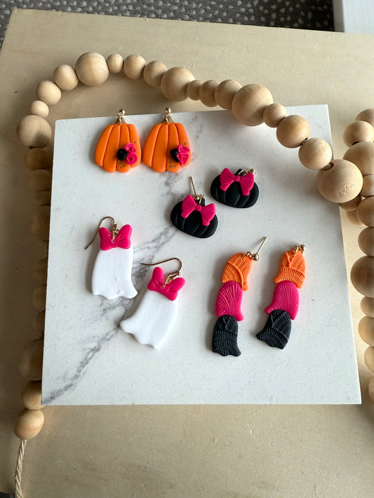 Clover Clay Handmade Earrings for EGB