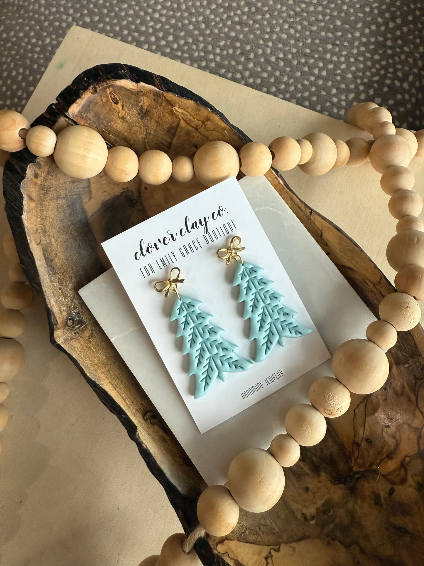 Clover Clay Christmas Earring Collection Part 1