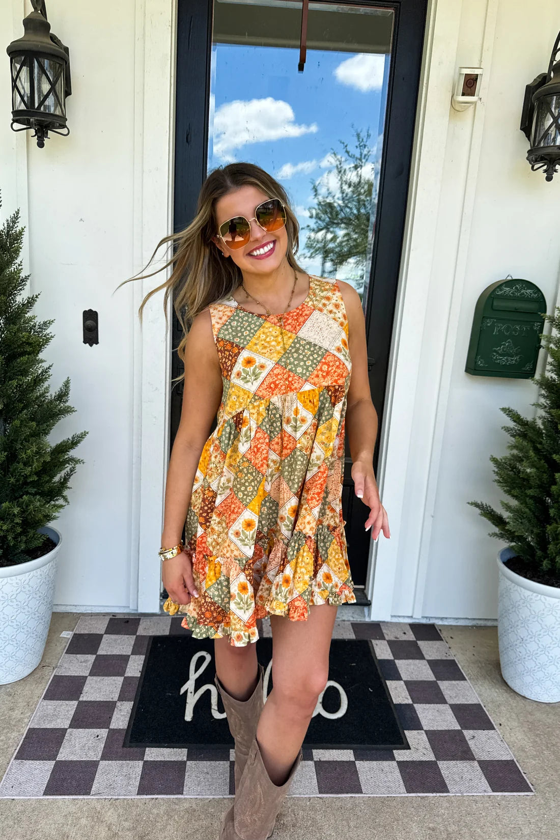 Harvest Patchwork Dress by Blakeley